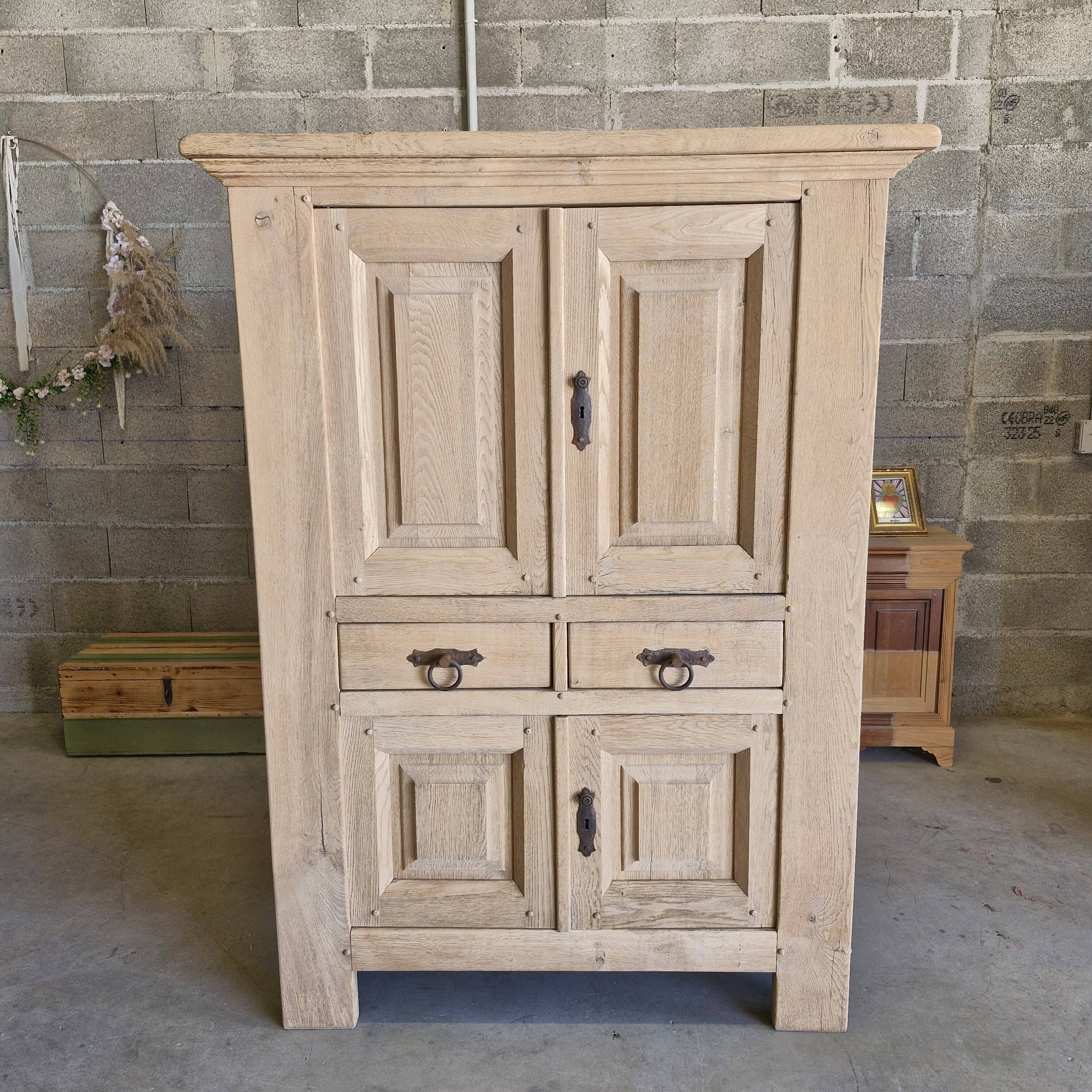 Rustic oak sideboard