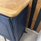 Old sideboard revamped in midnight blue