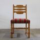 Vintage 1960s Danish farmhouse oak dining chairs in the style of Henning Kjærnulf