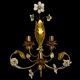 Gilded murano glass sconce