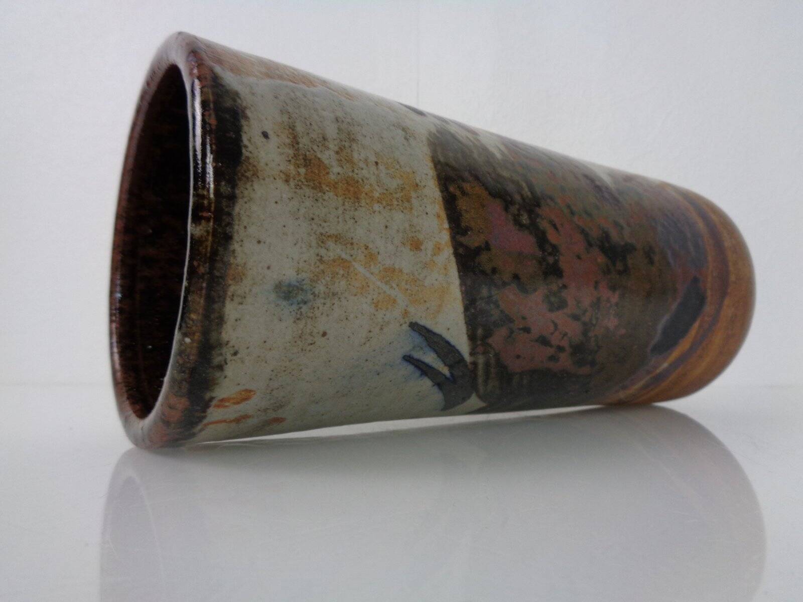 Danish stoneware vase by Conny Walther, 1960s