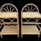 Rattan bedside table from the 70s Italy