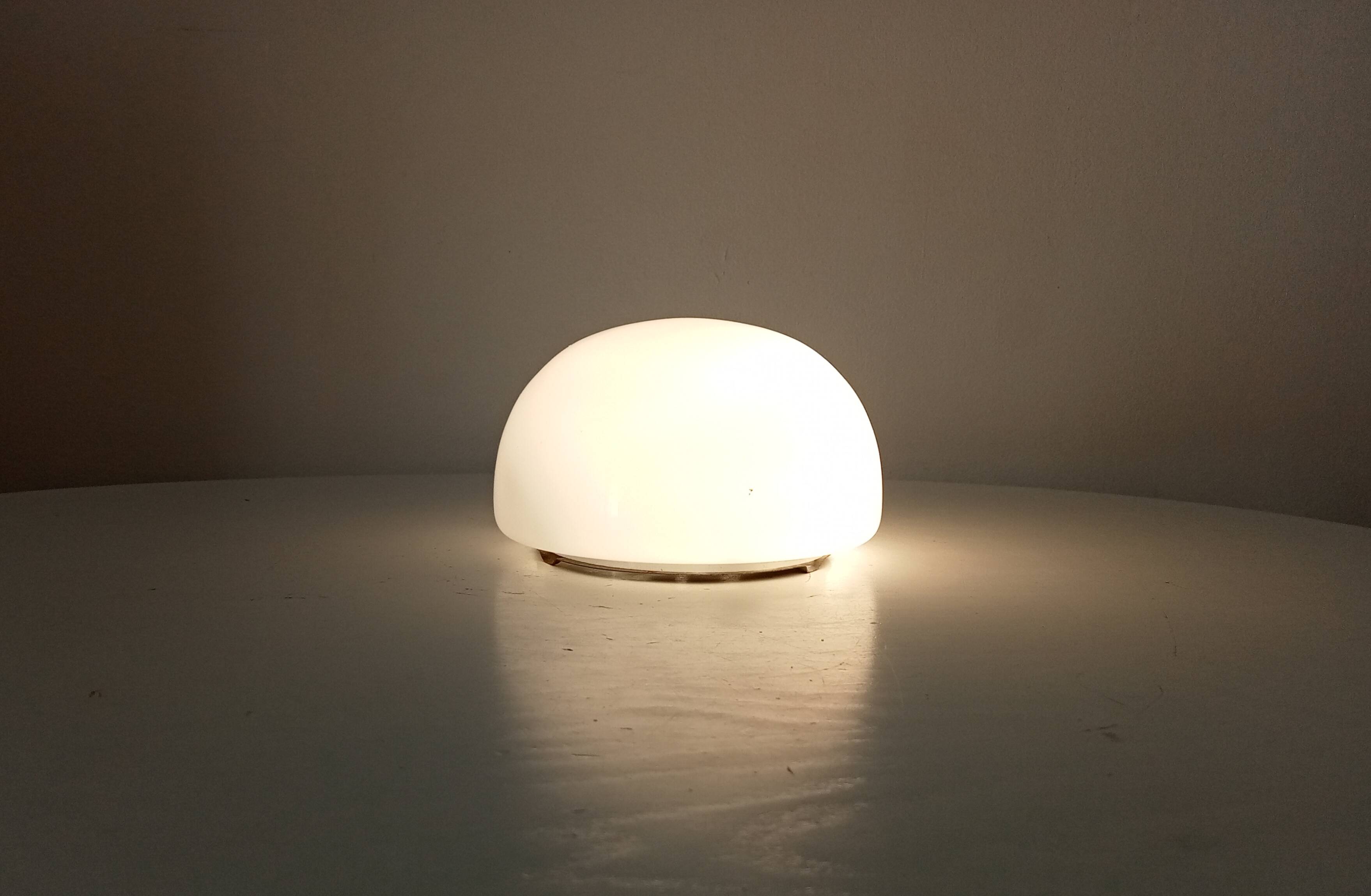 Vintage opaline wall light from the 1960s.