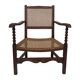 Art Deco easy chair minimalist oak wicker minimalist design
