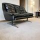 Vintage black Danish canapé / armchair / ESA canapé