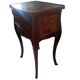 Antique bedside table with marquetry