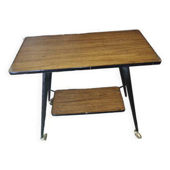 Servante à roulette en formica