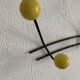 Vintage coat rack 1960 6 ball patères - 50 cm