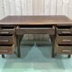 60s English flat desk in oak