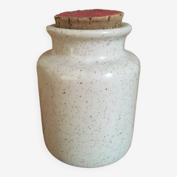 Stoneware mustard pot