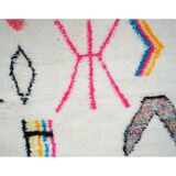 Tapis berbère coloré 203x154cm