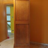 Vintage solid wood wardrobe
