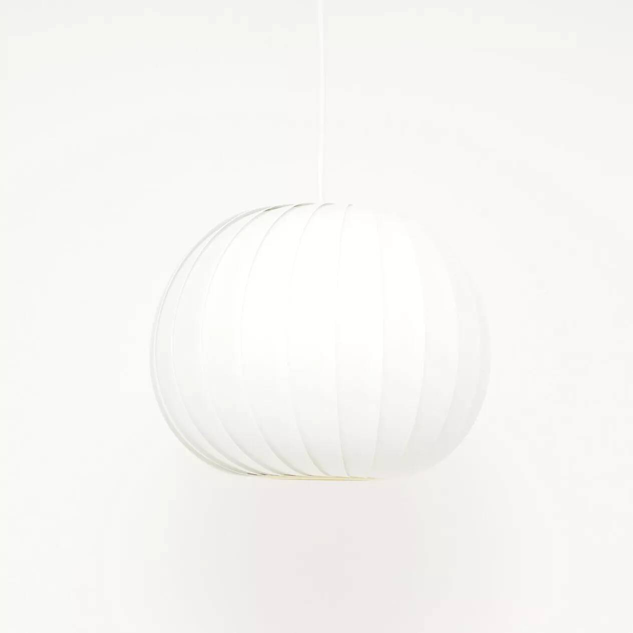 White Menuett lamp by L. Schioler, Denmark 1972