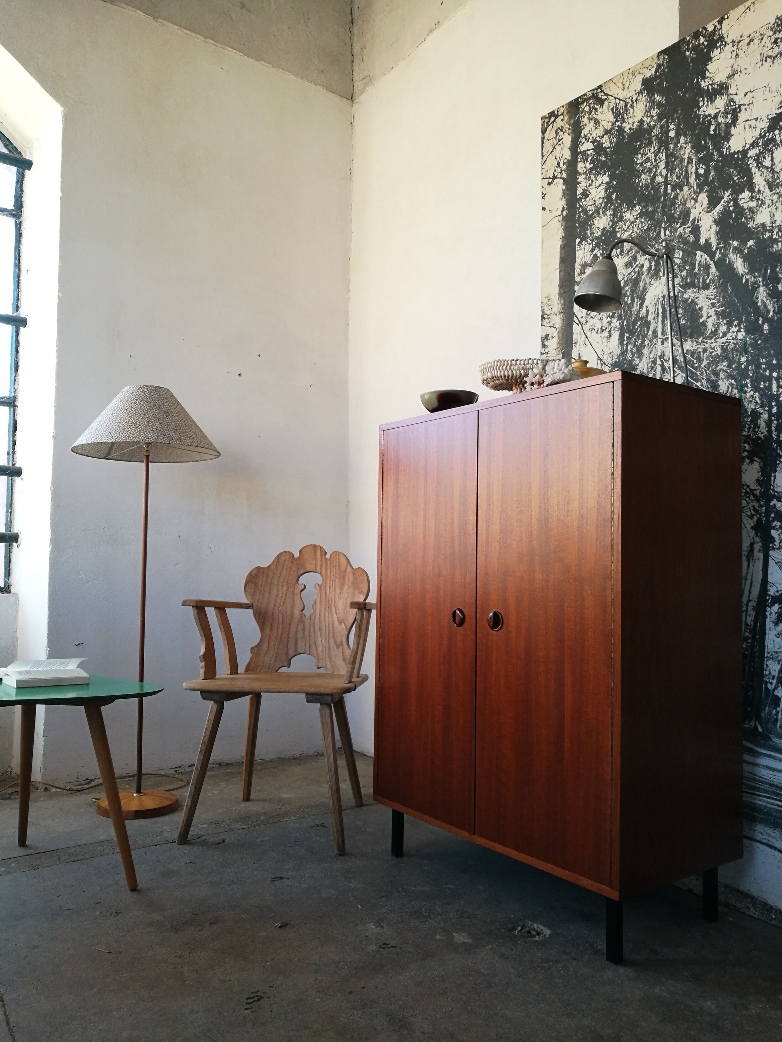 Wardrobe design 1970, teak