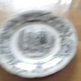 Set of eight talking plates