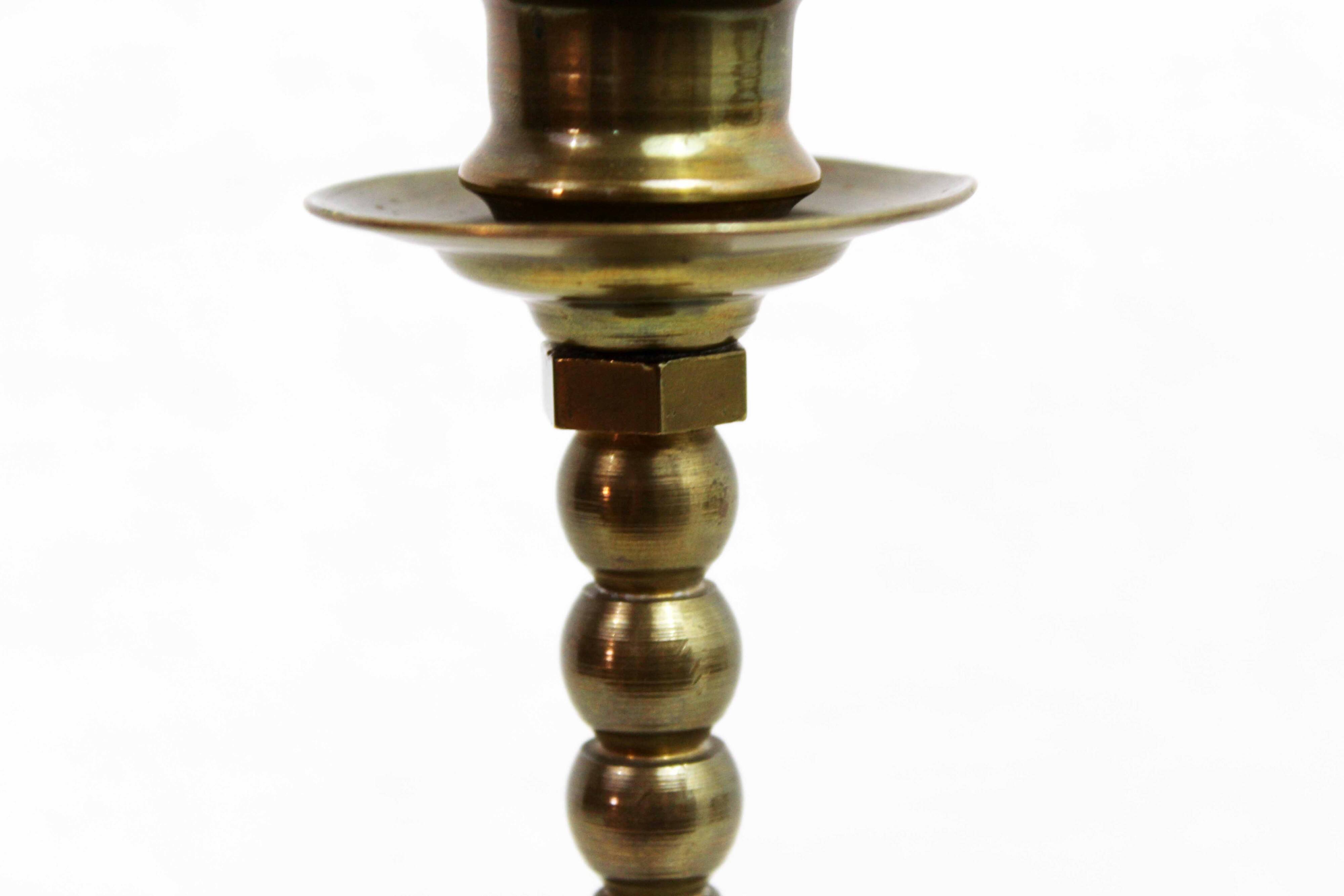 Vintage brass candle holder