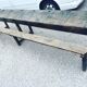 Bureau d'écolier de 3,30 m en bois 7 places