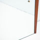 Scandinavian vintage rectangular teak mirror, 1960