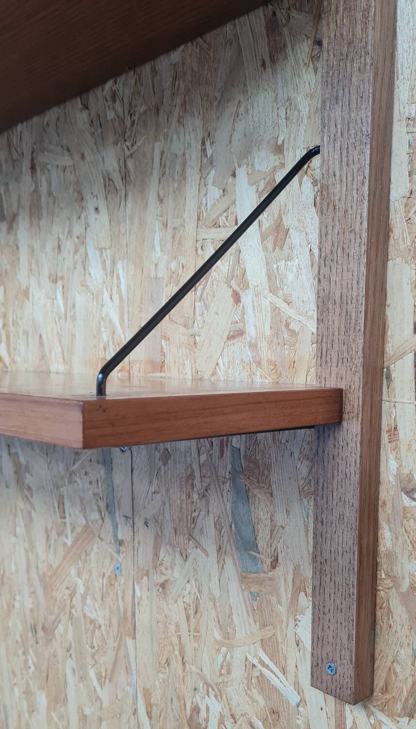 Teak wall shelf 1960