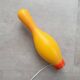 Cheerful vintage plastic cone table lamp
