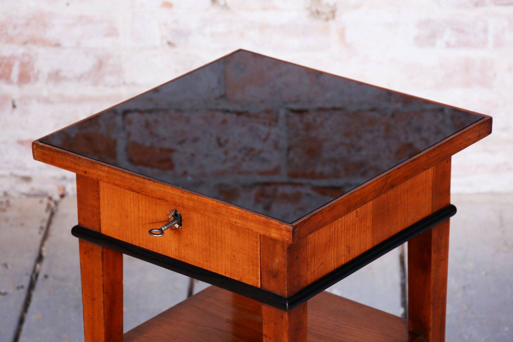 Small Biedermeier Side Table in Cherry, 1840s