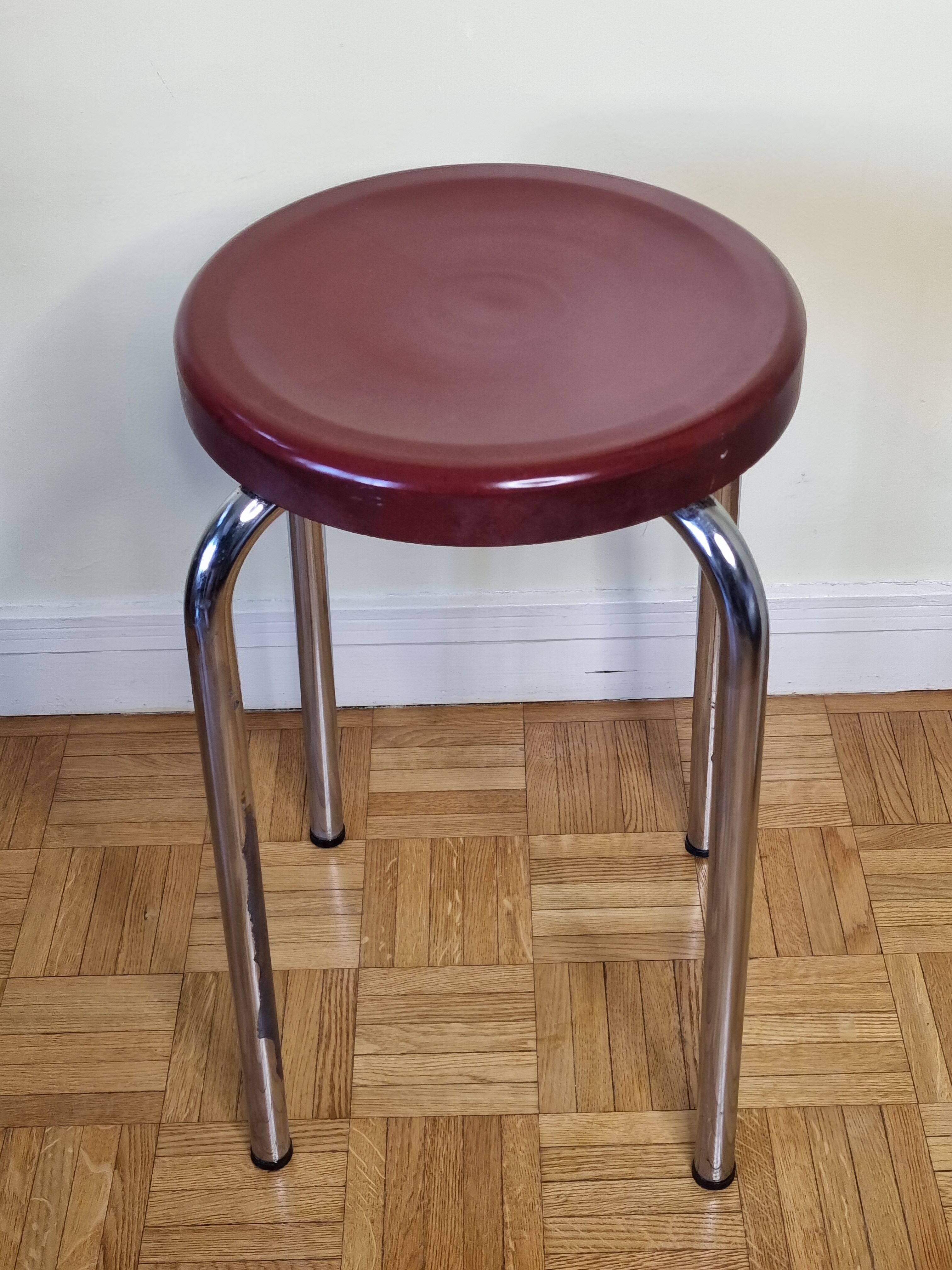 Tabouret de bar en bakélite années 50's