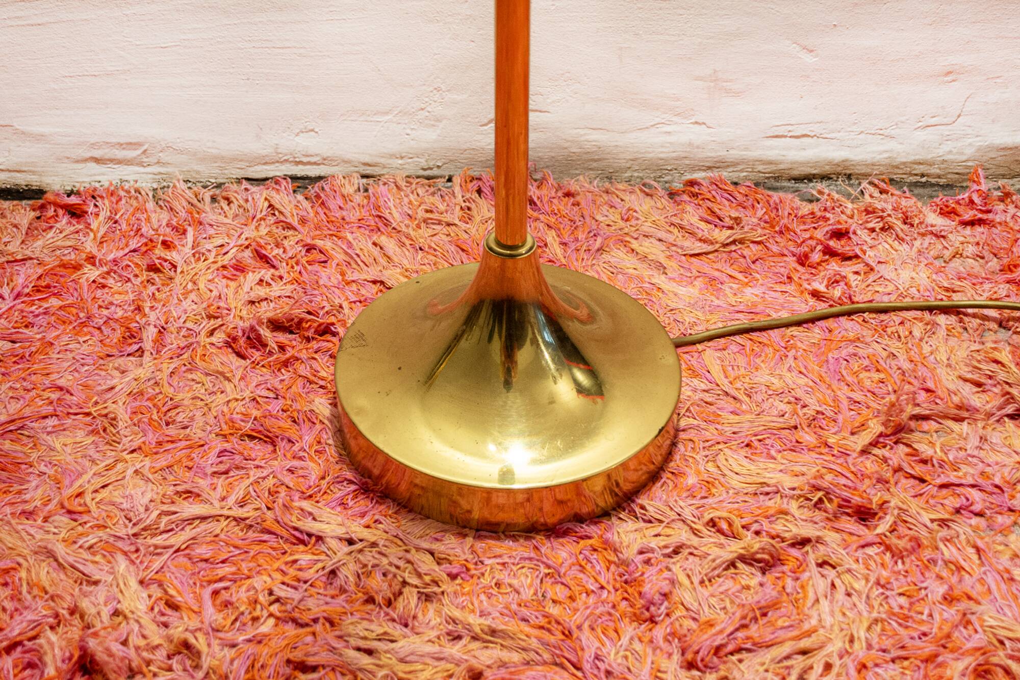 Tre luci Italian Brass Floor Lamp by Goffredo Reggiani, 1970s