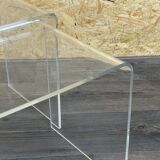 60s 70s side tables nesting tables acrylic plastic space age design
