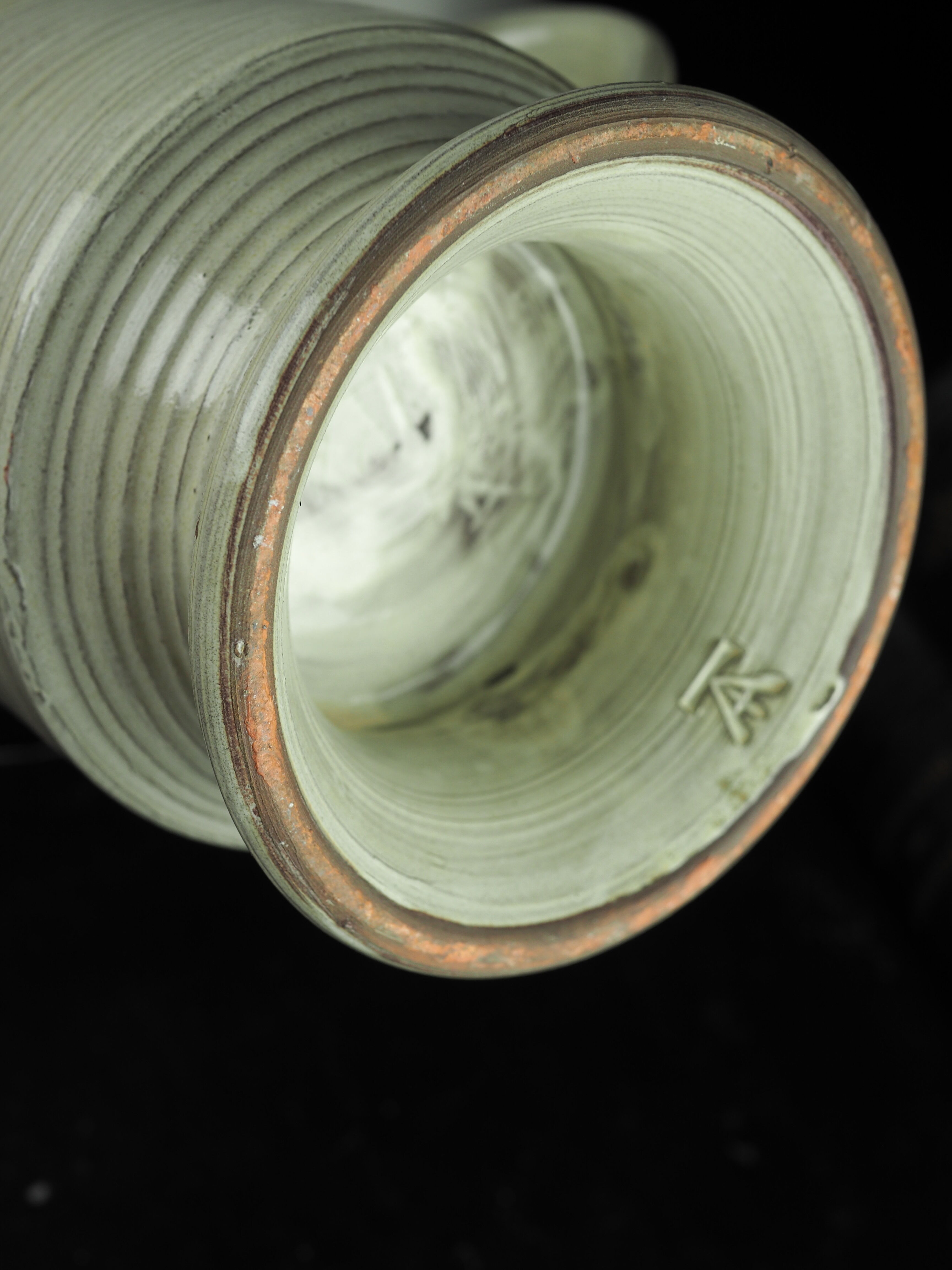 Stoneware cream coffee maker - Kilroot pottery- 70s / 90s