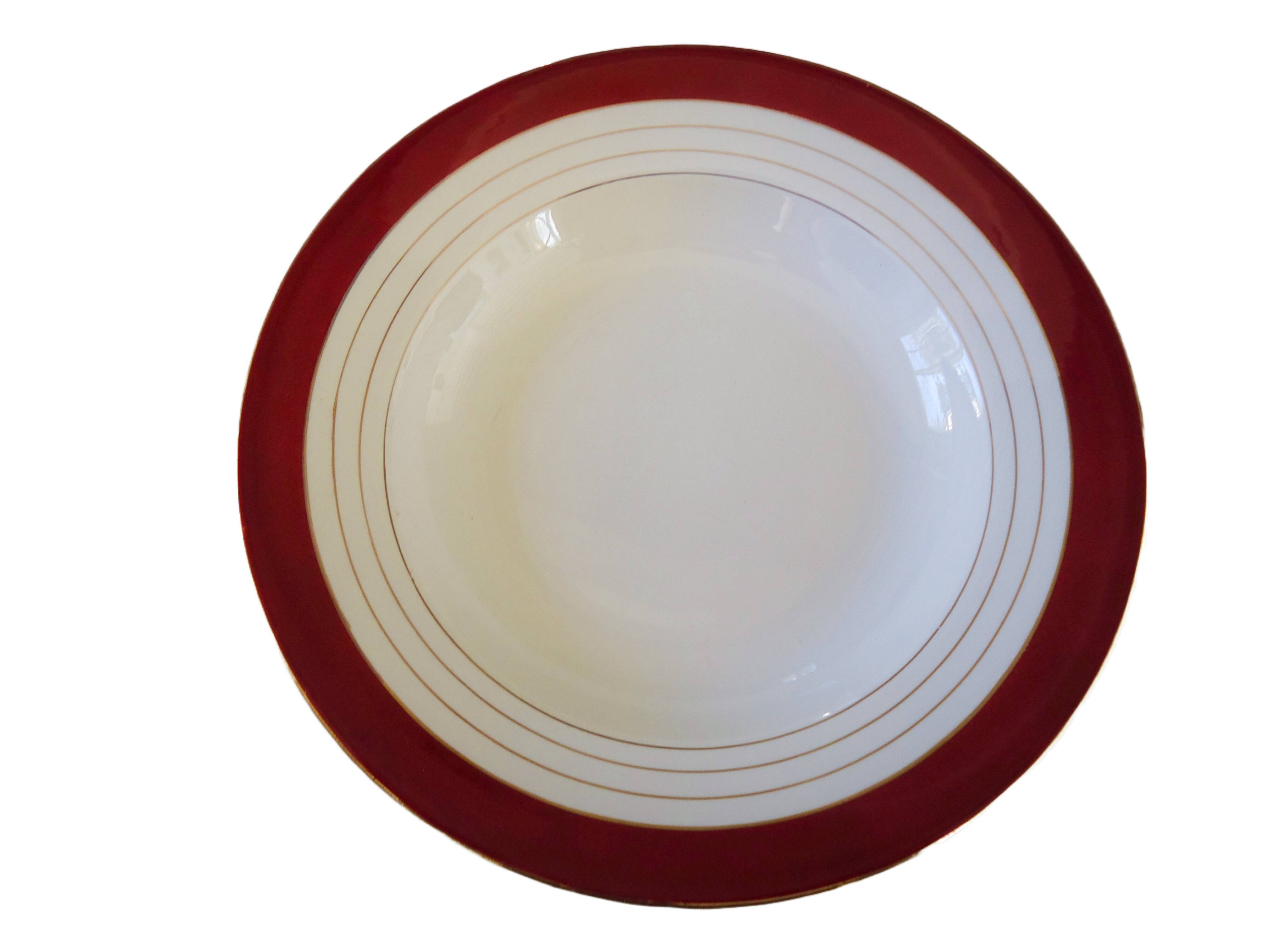Assiettes creuses porcelaine opaque digoin sarreguemines modèle pasteur