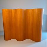 Baumann Sons & Company, large screen made of beech slats circa 1930-1940