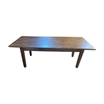 Vintage wooden farmhouse table