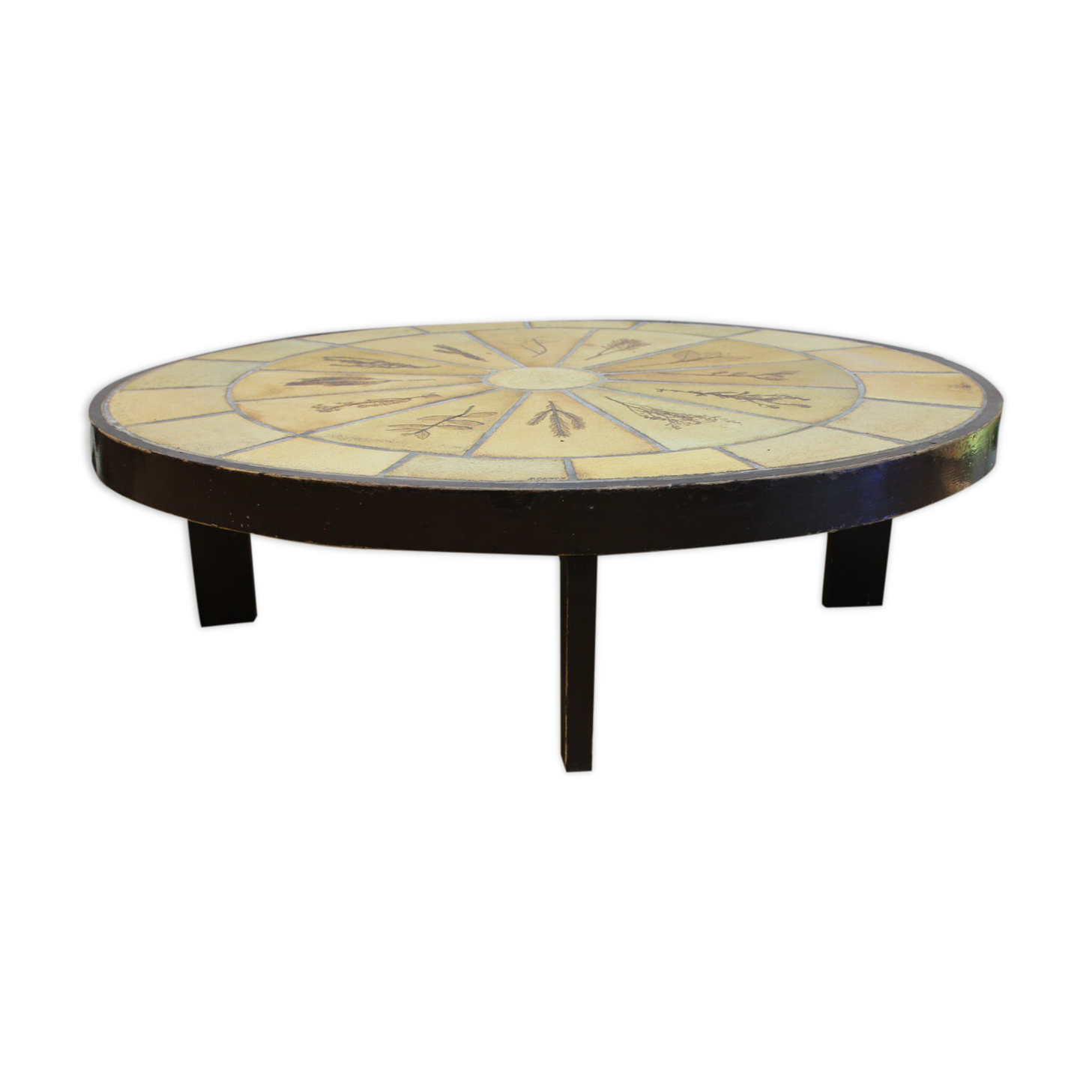 Roger Capron herbarium coffee table