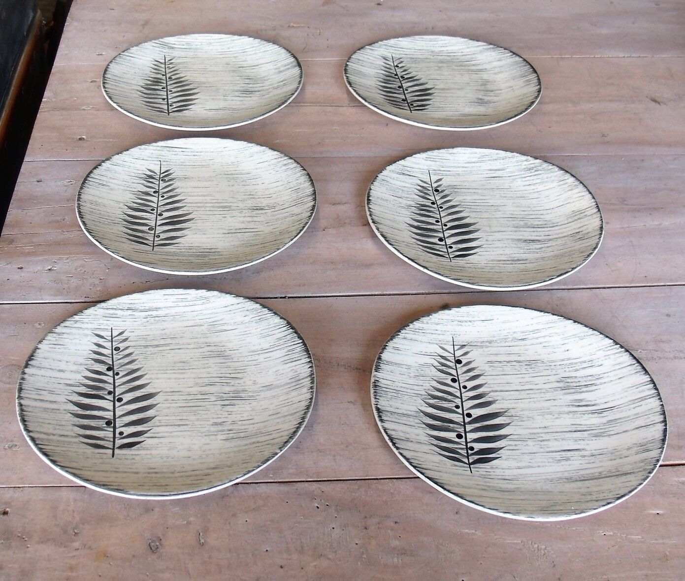 Lot of 6 dessert plates