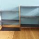 String twisted metal wall shelves