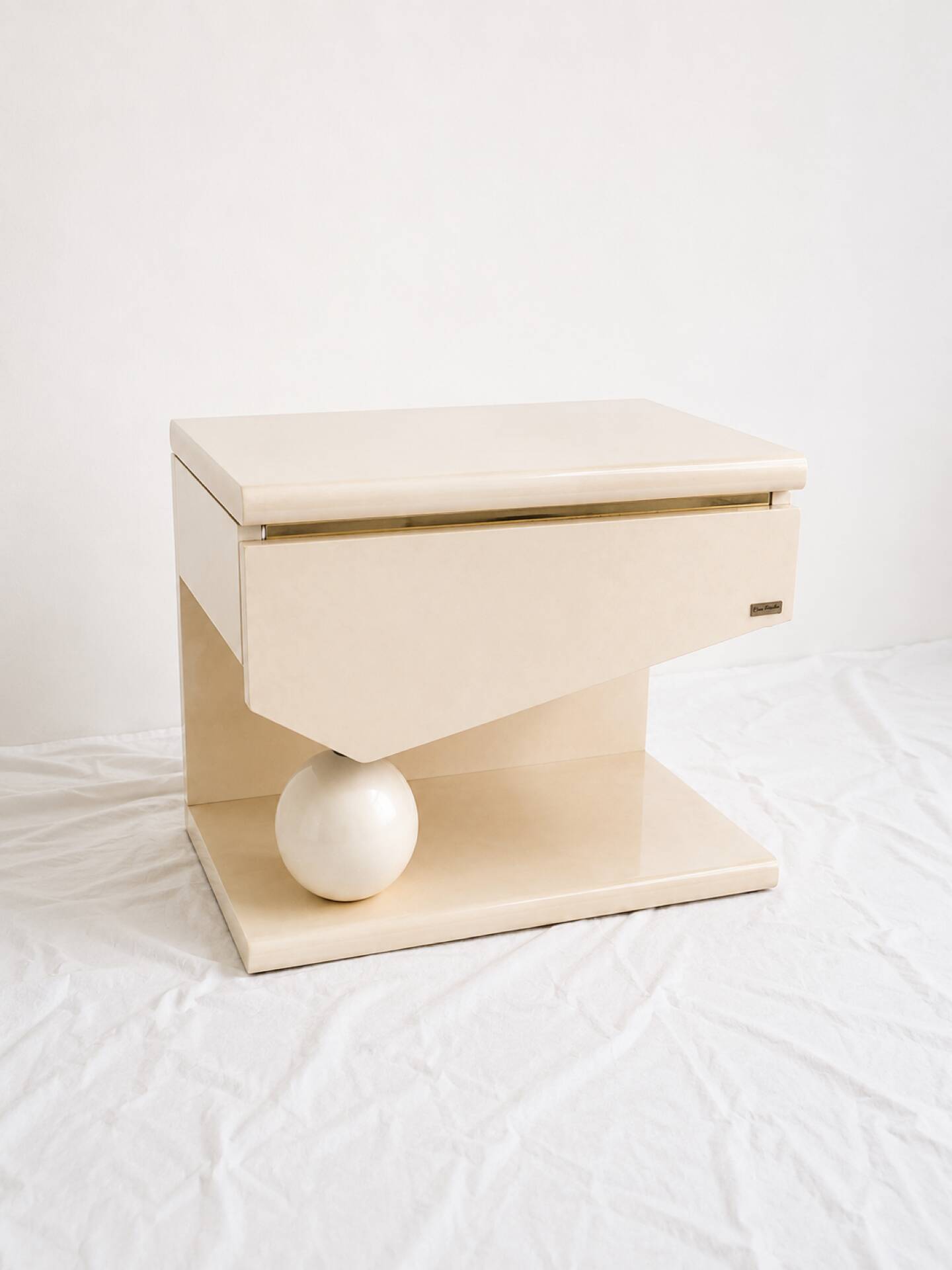 Pair of bedside tables Éric Maville & Jean-Claude Mahey – 1970s