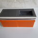 Doll furniture, orange vintage kitchen toy