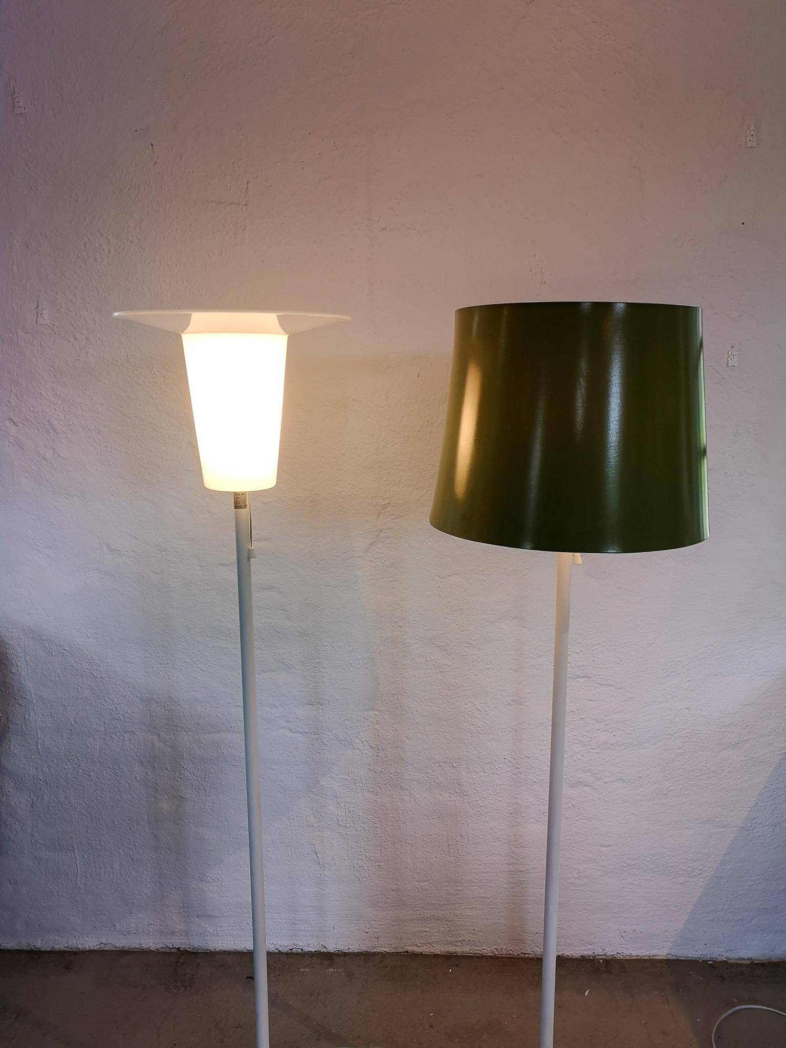 Scandinavian pair of Luxus floor lamps, Sweden, 1970s.