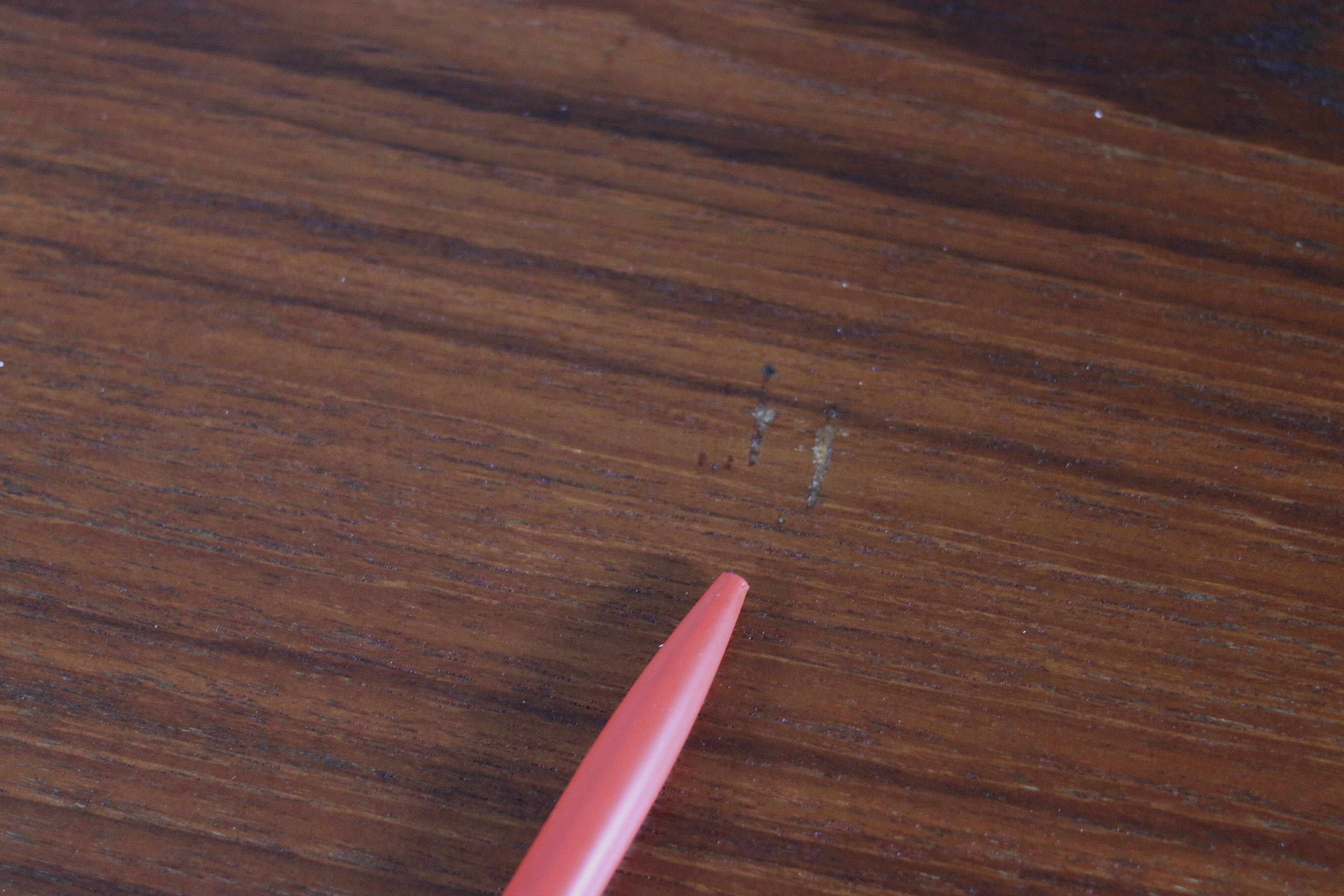 Vintage Scandinavian teak coffee table Trioh 1960s