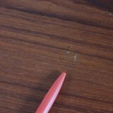 Vintage Scandinavian teak coffee table Trioh 1960s