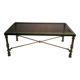 Table basse  rectangulaire  metal et verre