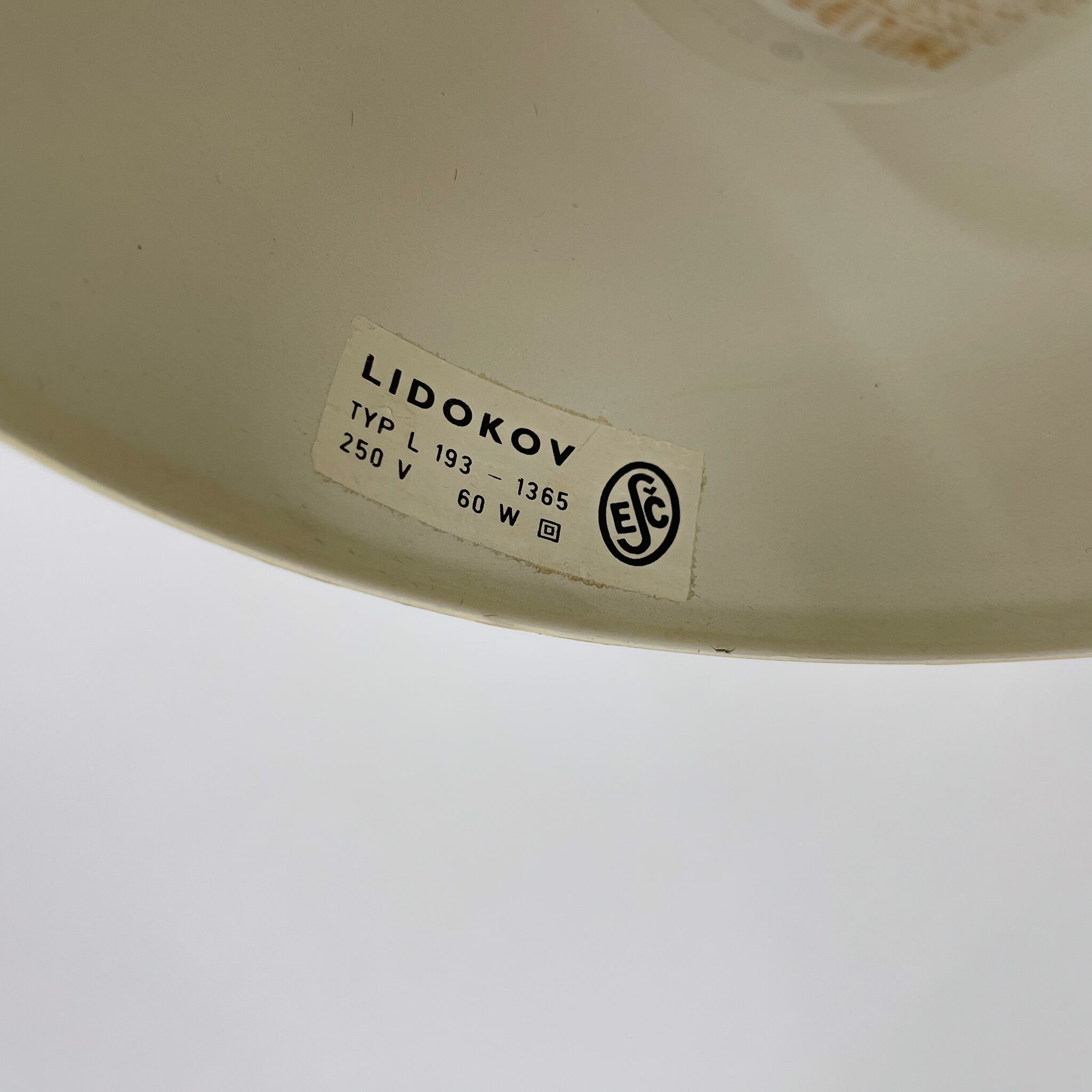 1960's Desk Lamp Designed by Josef Hůrka for Lidokov, Czechoslovakia
