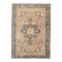 Vintage Cream & Navy Blue Persian Rug, 213x298Cm