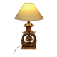 Golden wood lamp