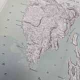 Kvarner Bay, Croatia. Original map printed in 1878.