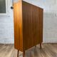 Double bookcase vintage Scandinavian teak sideboard, 60s
