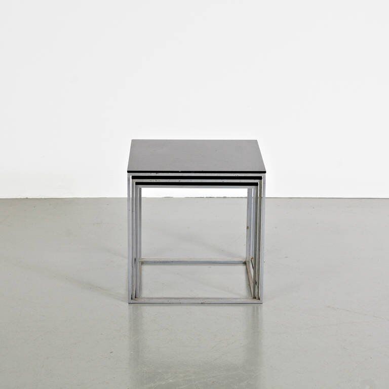 1960s Poul Kjaerholm PK71 Nesting Tables
