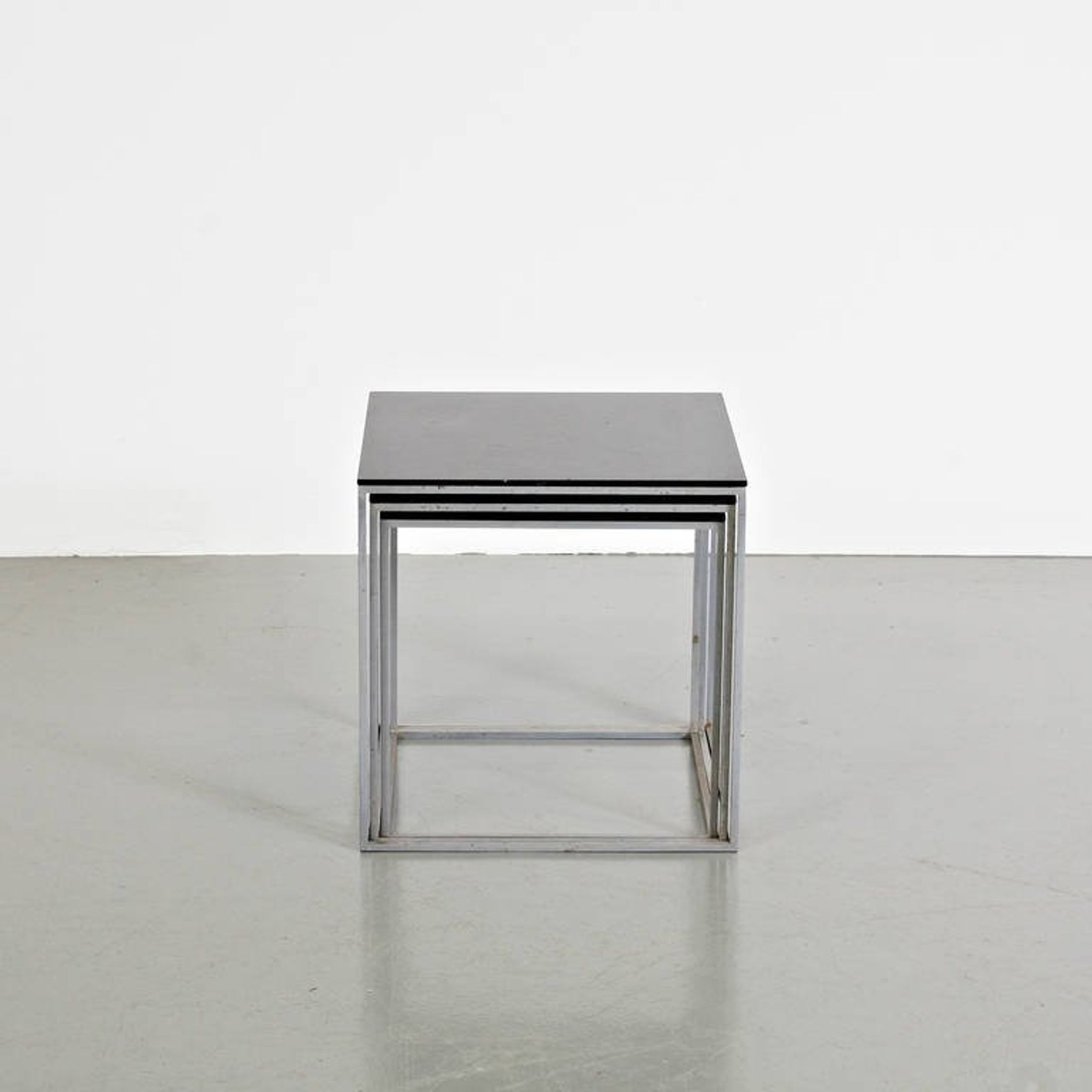 1960s Poul Kjaerholm PK71 Nesting Tables
