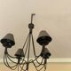 Wrought iron chandelier