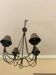 Wrought iron chandelier